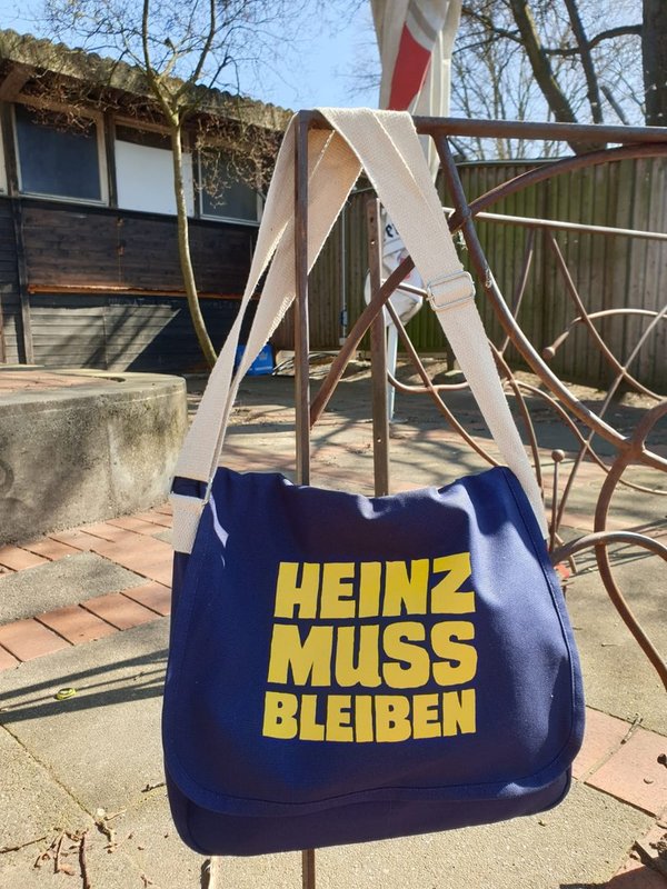 HEINZ MUSS BLEIBEN Messenger Bag